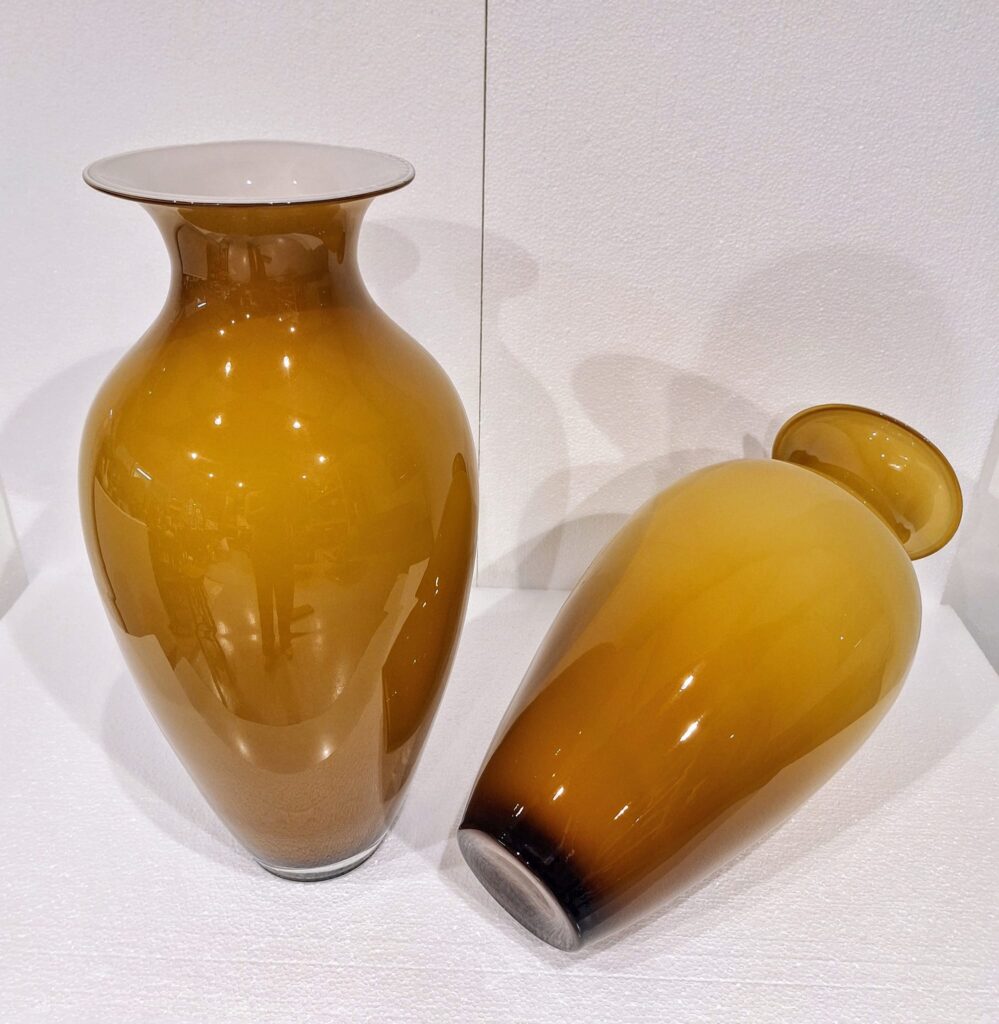 set of two large Murano vases